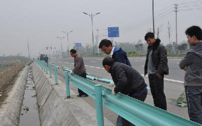 貴州常用藍色護欄板 貴州常用藍色護欄板